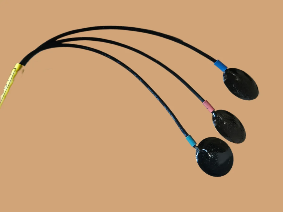 Back side of the Crescendo pickup sensors